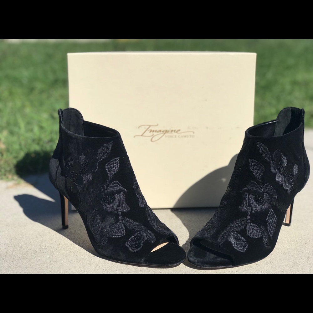 Imagine Vince Camuto Padget Boot Velvet Embroider